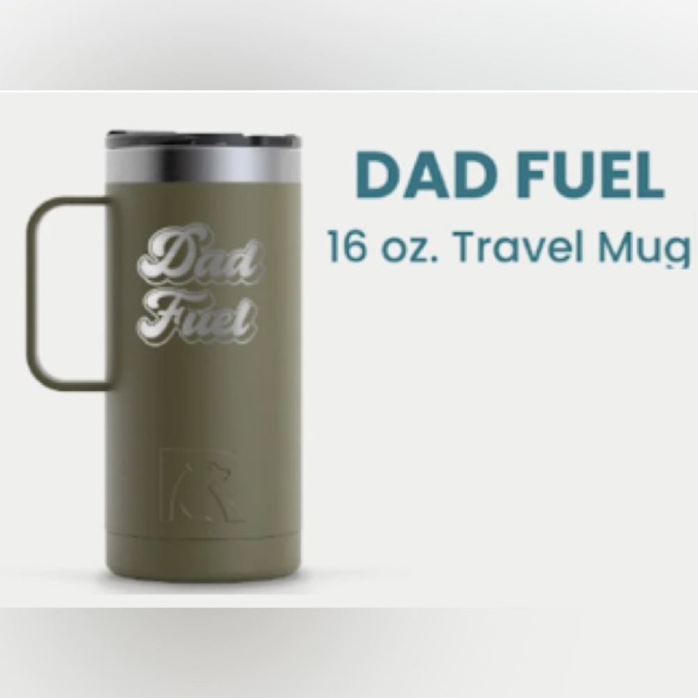 Dad Fuel Olive Travel Mug